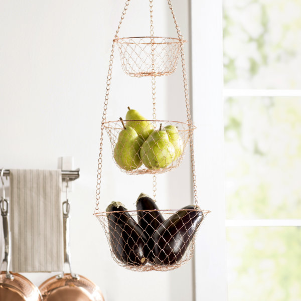 Copper Fruit Basket Wayfair